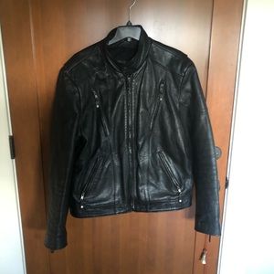 Original Wilson Leather Cafe Racer Moto Jacket